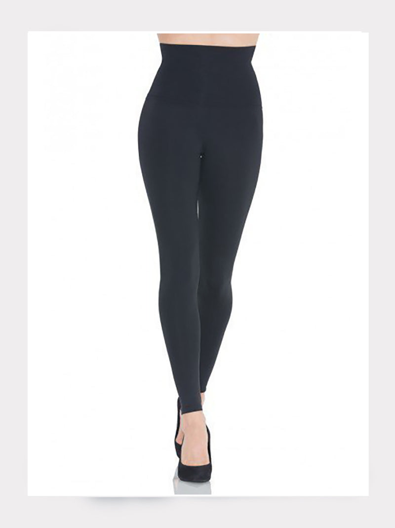 Tactel® Leggings in Schwarz mit hohem Bund