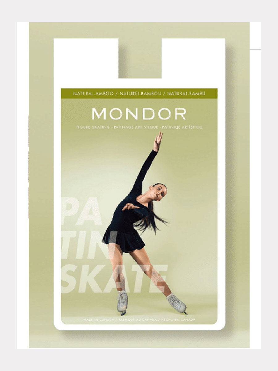 Mondor Eiskunstlauf Natural Bamboo Strumpfhose hautfarbig