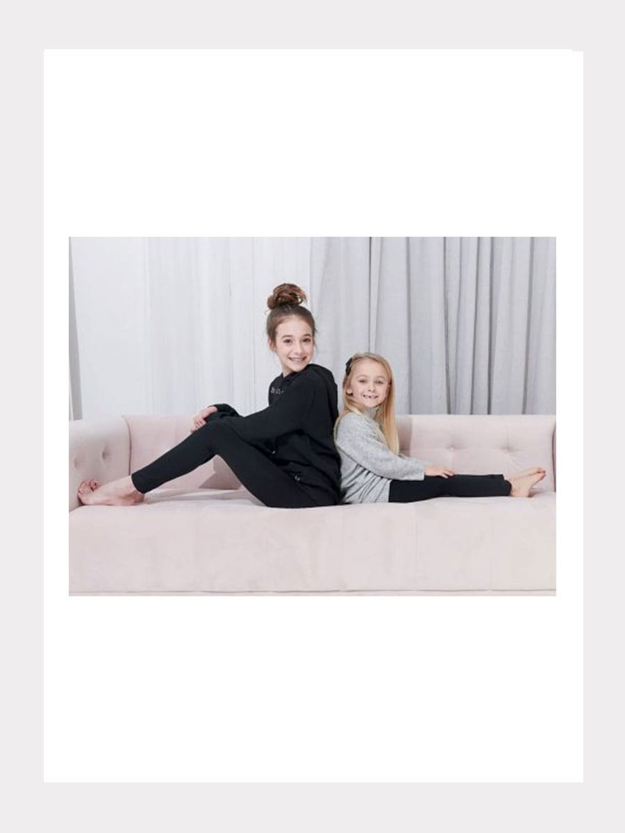 Leggings mit breitem Bund und integriert Zwickel