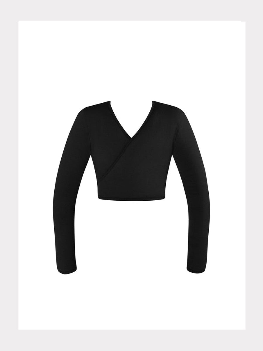 Langarm Wickeljacke - Reversible
