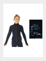 Polartec®Trainingsjacke mit neuem Kristall-Design