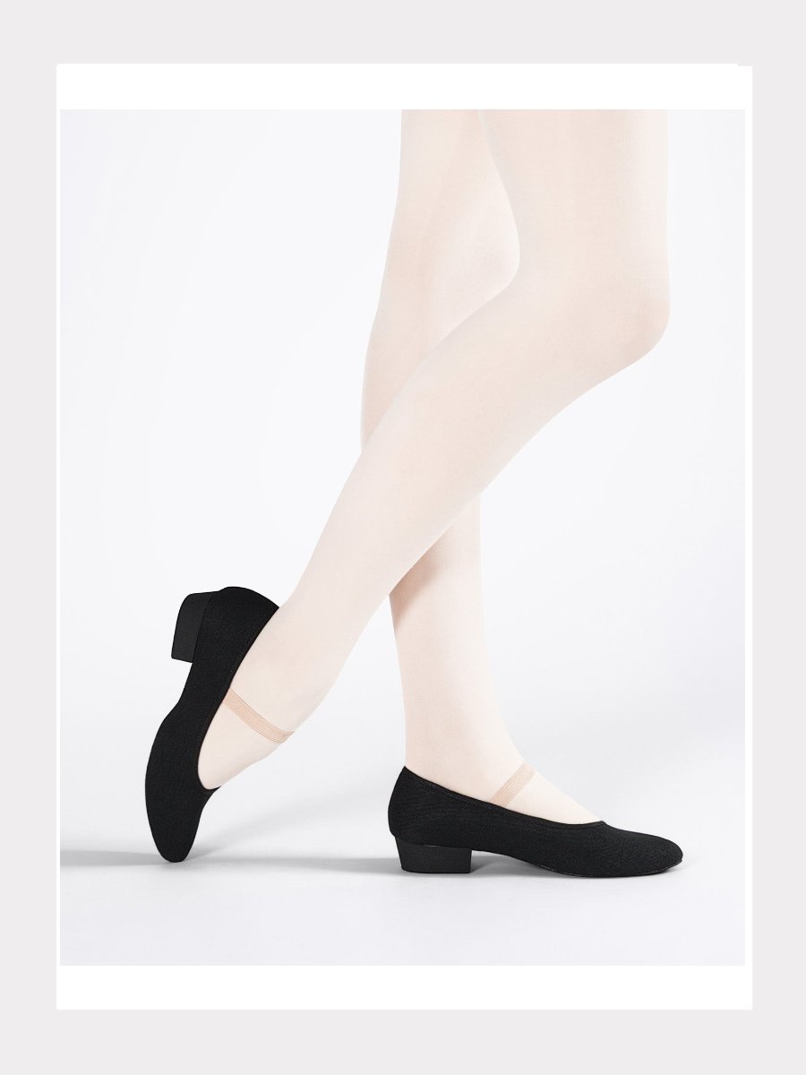 Charakter Tanzschuh - Leinen mit 2cm Absatz