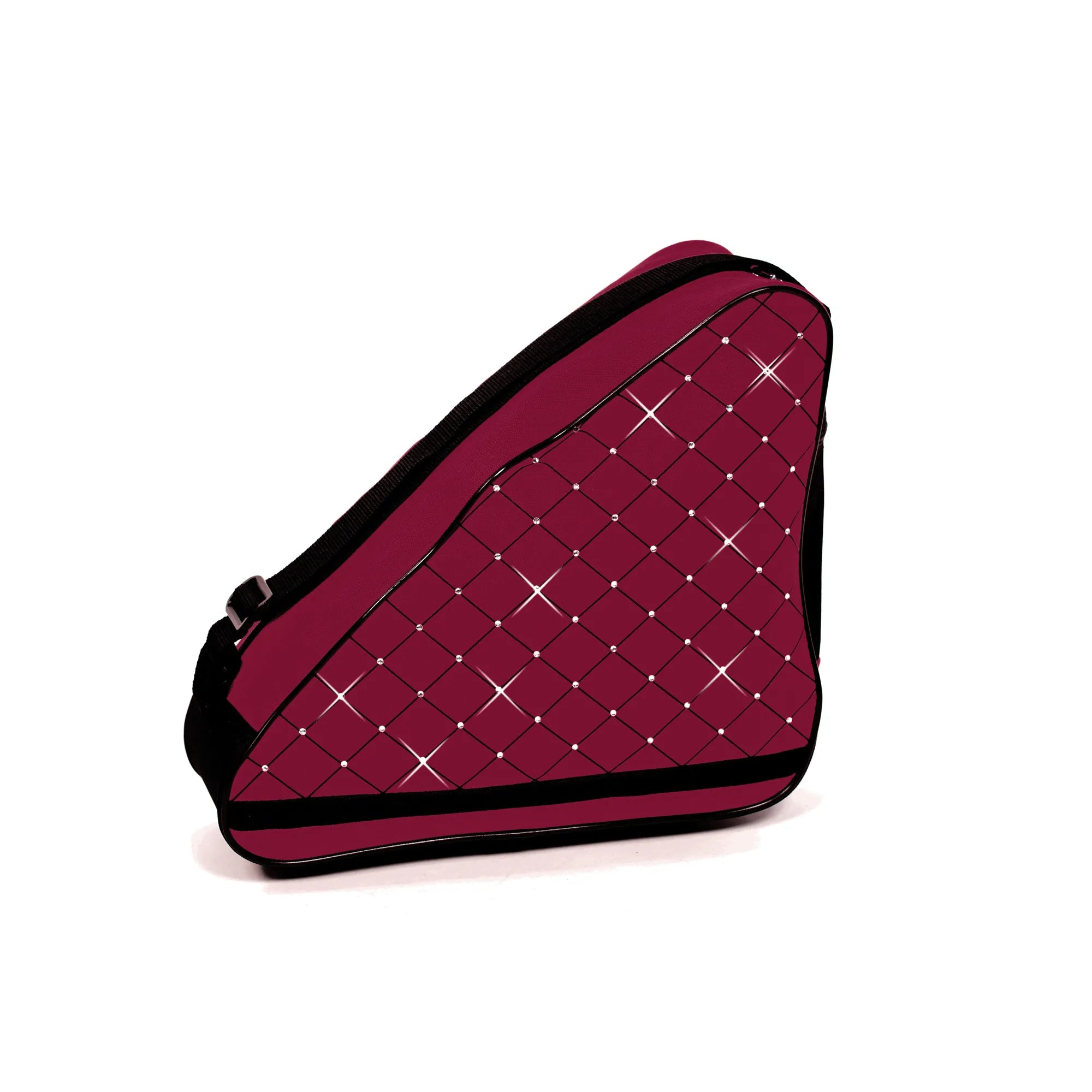 Diamond Kristall Einzel‑Skatebag Pink – Leichtes, Verstärktes Transporttasche mit verstellbarem Schultergurt
