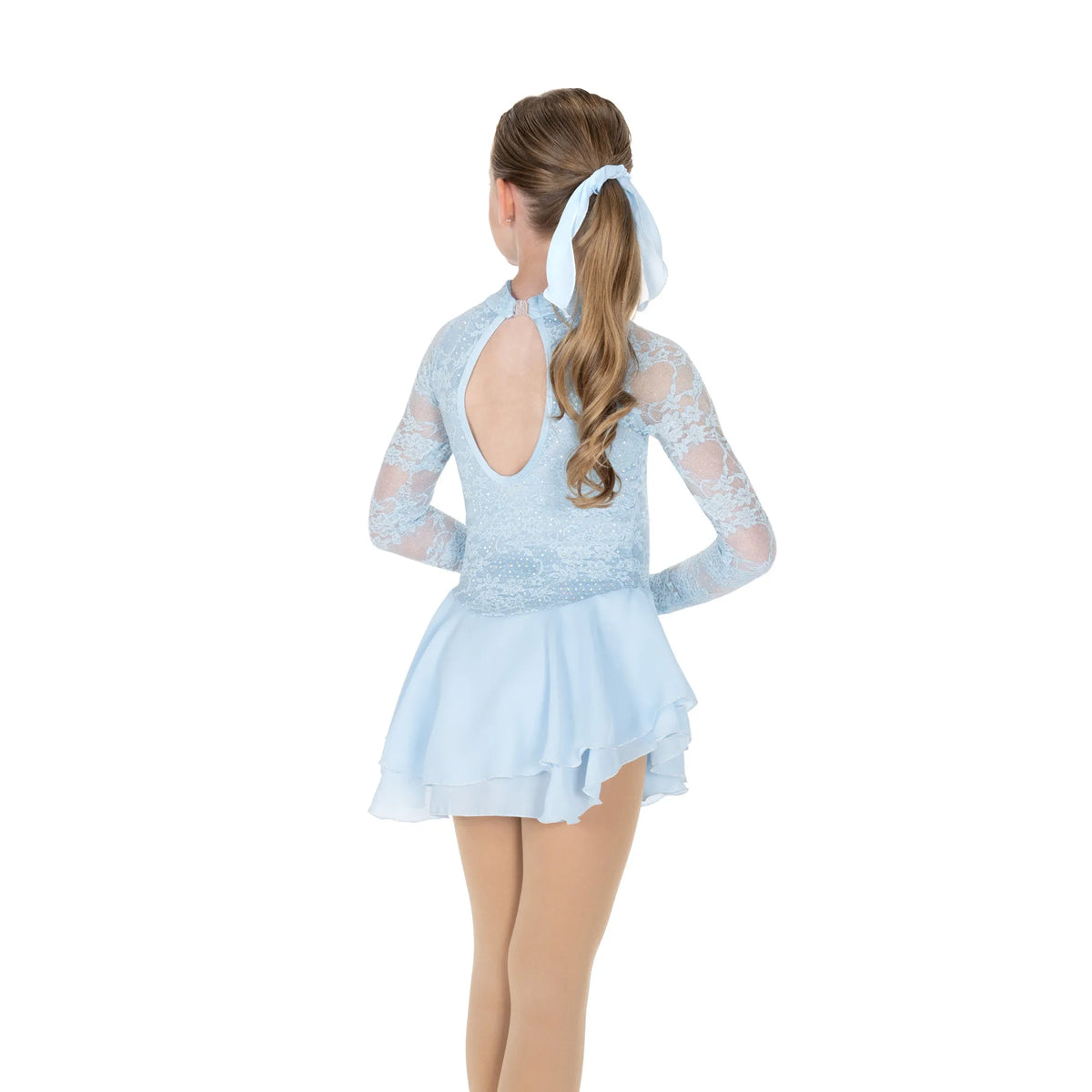 Glitzerndes Eiskunstlaufkleid 609 für Mädchen