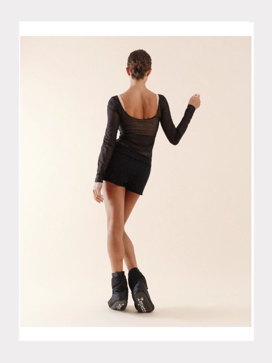 Repetto  Langarm-Mesh  Top