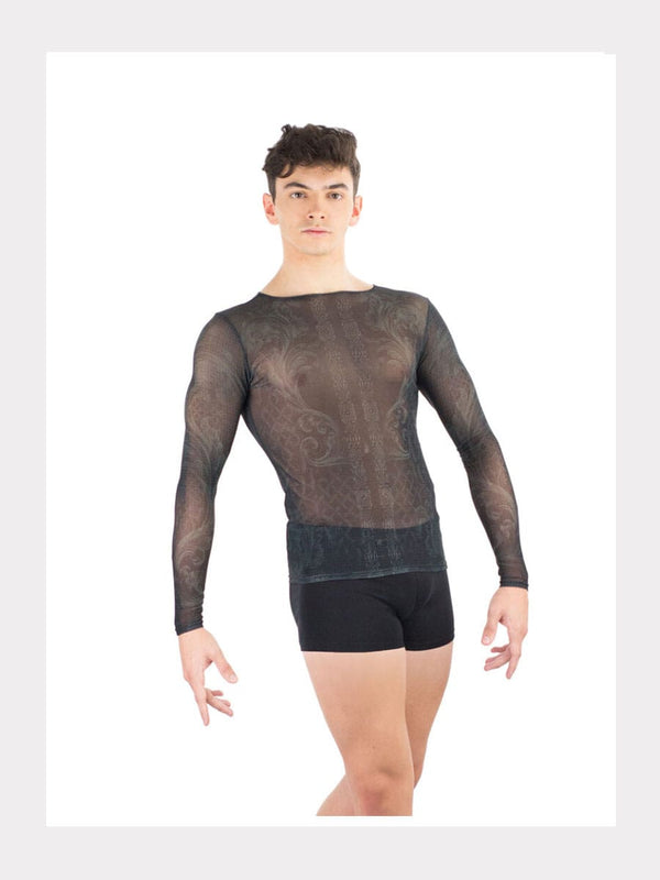 Langarm Mesh Shirt MISU für Männer