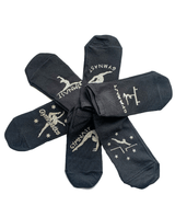 Sneaker-Socken mit Glitzermotiv