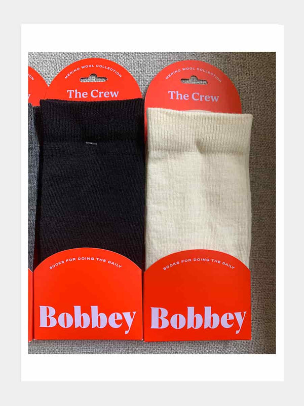Bobbey Socken nahtlos mit Merinowolle