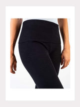 Gerippte Strick-Leggings