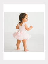 Baby Ballett Pailletten Tutu Kleid mit Schleife