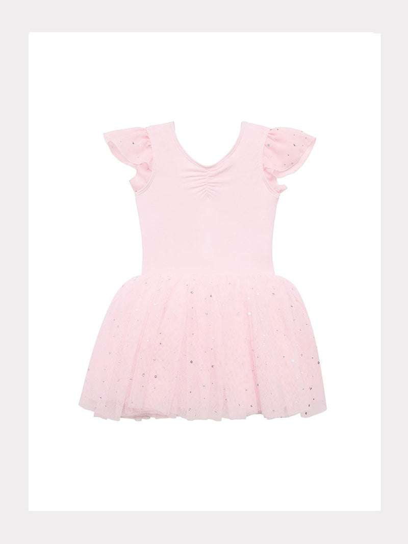 Glitzer Flutter Tutu-Dress Misty - 4-lagig