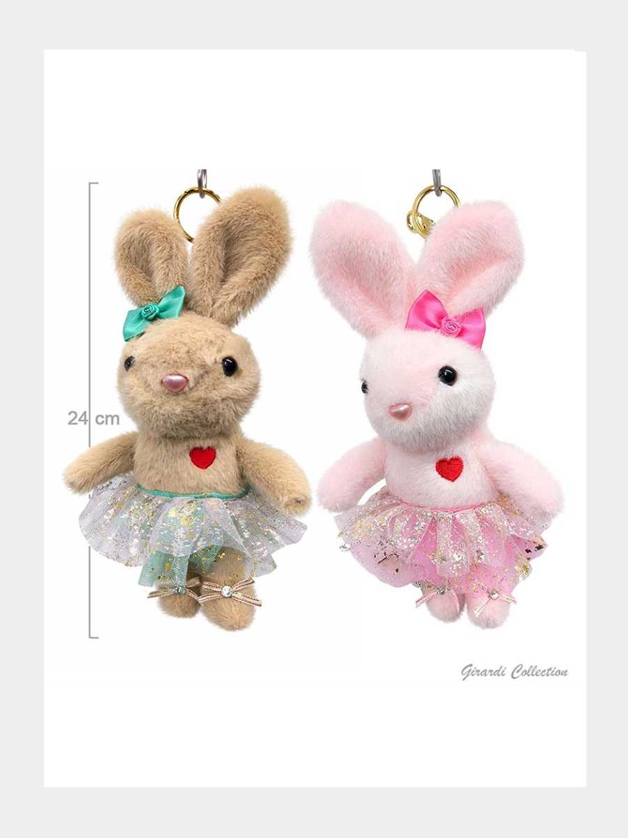 Schlüsselanhänger Ballerina Hase