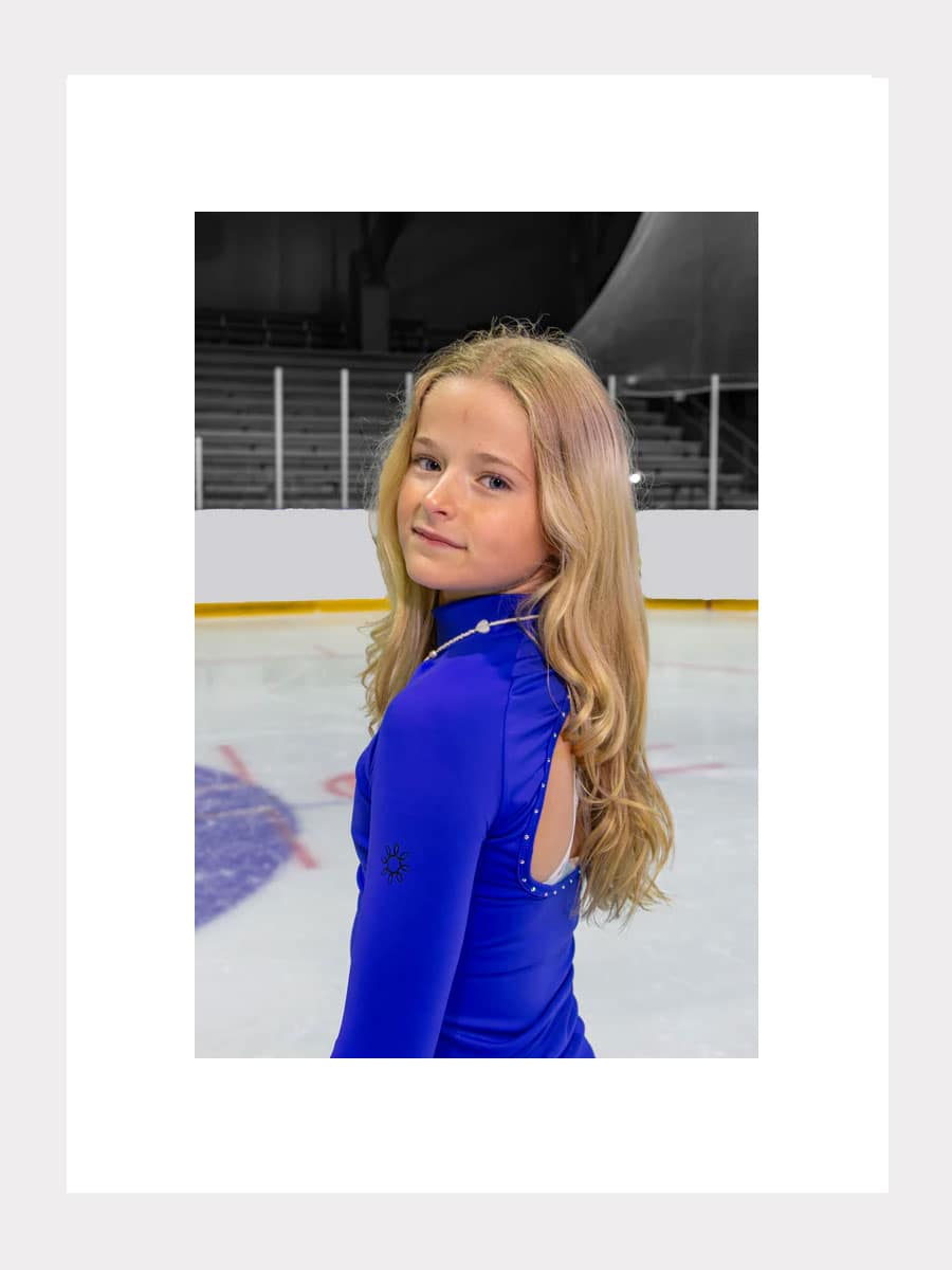 Langarm Sport-Top mit offenem Rücken