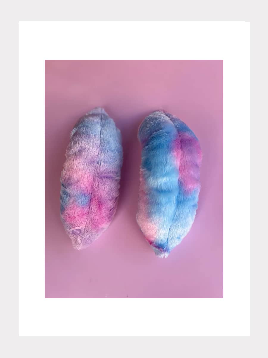 Plüschiger Kufenschoner