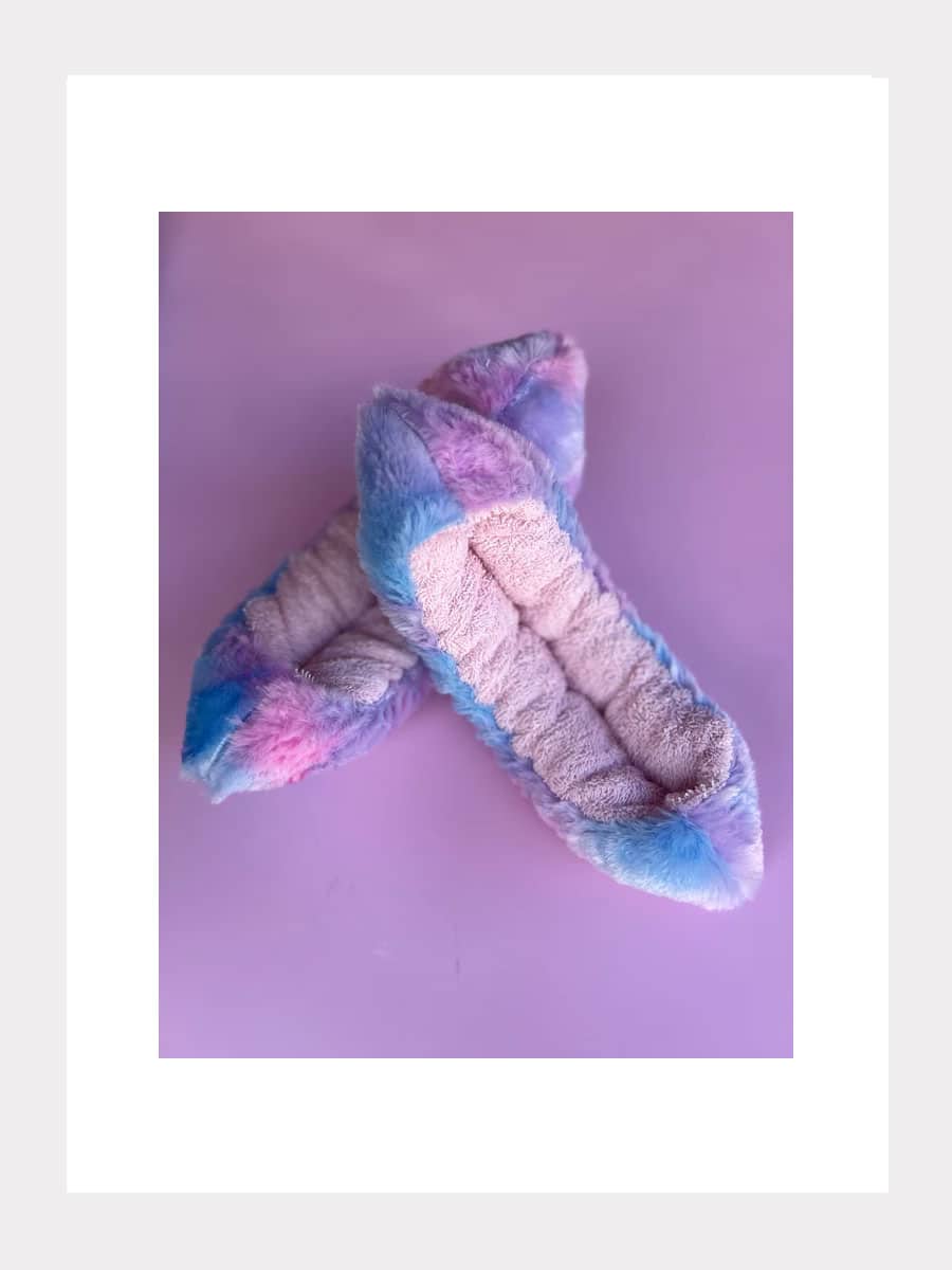 Plüschiger Kufenschoner