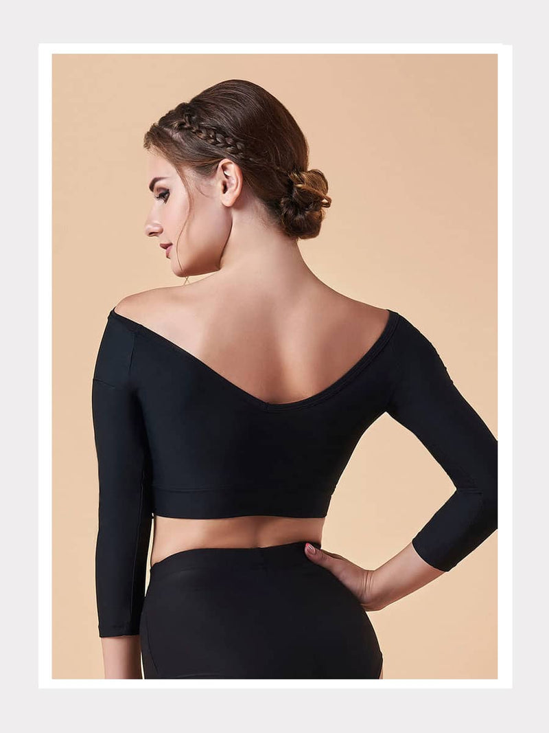 Langarm Crop-Top FABIANA