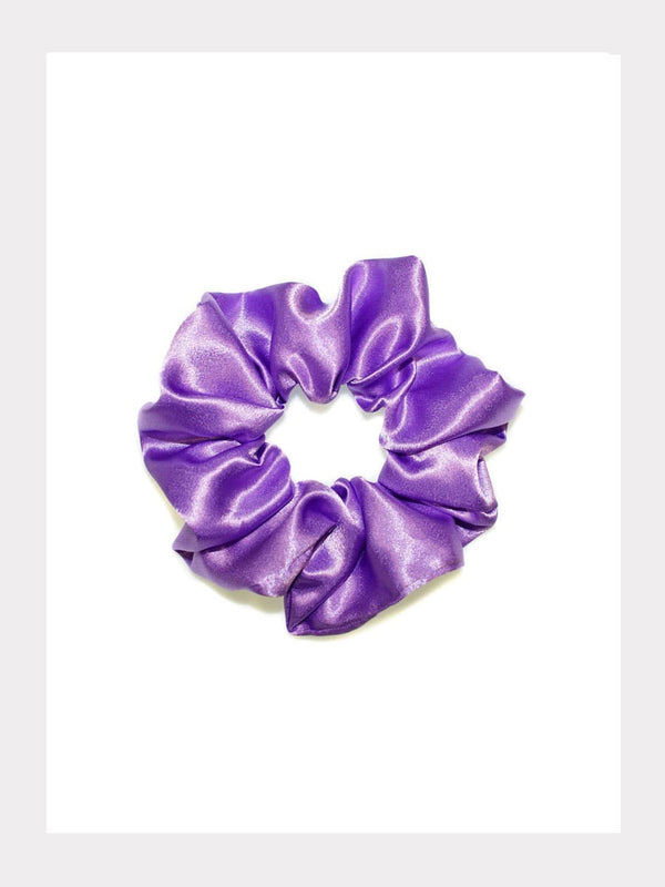 Großes Satin Scrunchie - Lilac