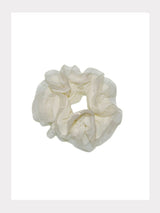 DeLux Scrunchie mit Tüllsaum