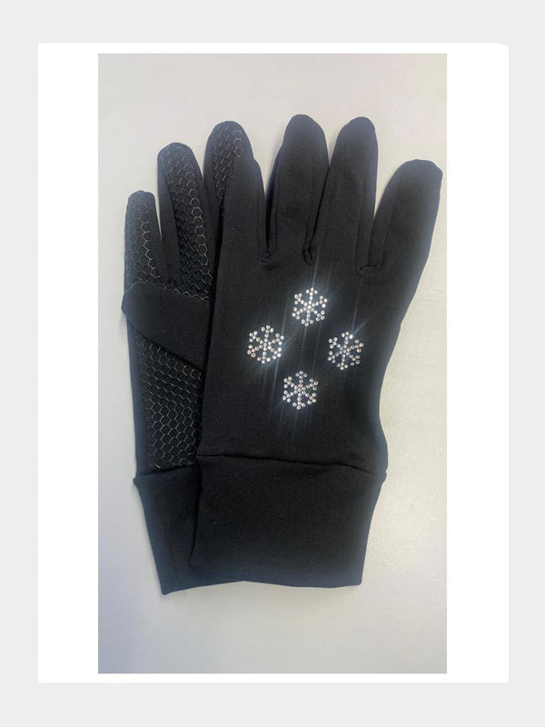Jiv Thermal Handschuh SLIM mit Kristallschneeflocken