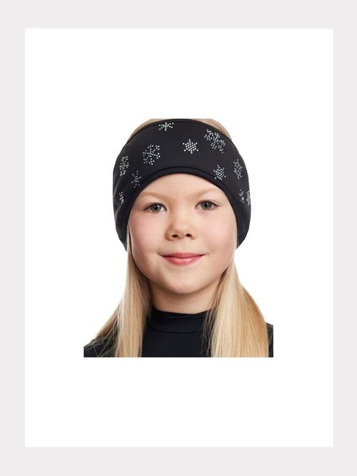 IceFlex Fleece Stirnband EILEEN mit Kristallschneeflocken