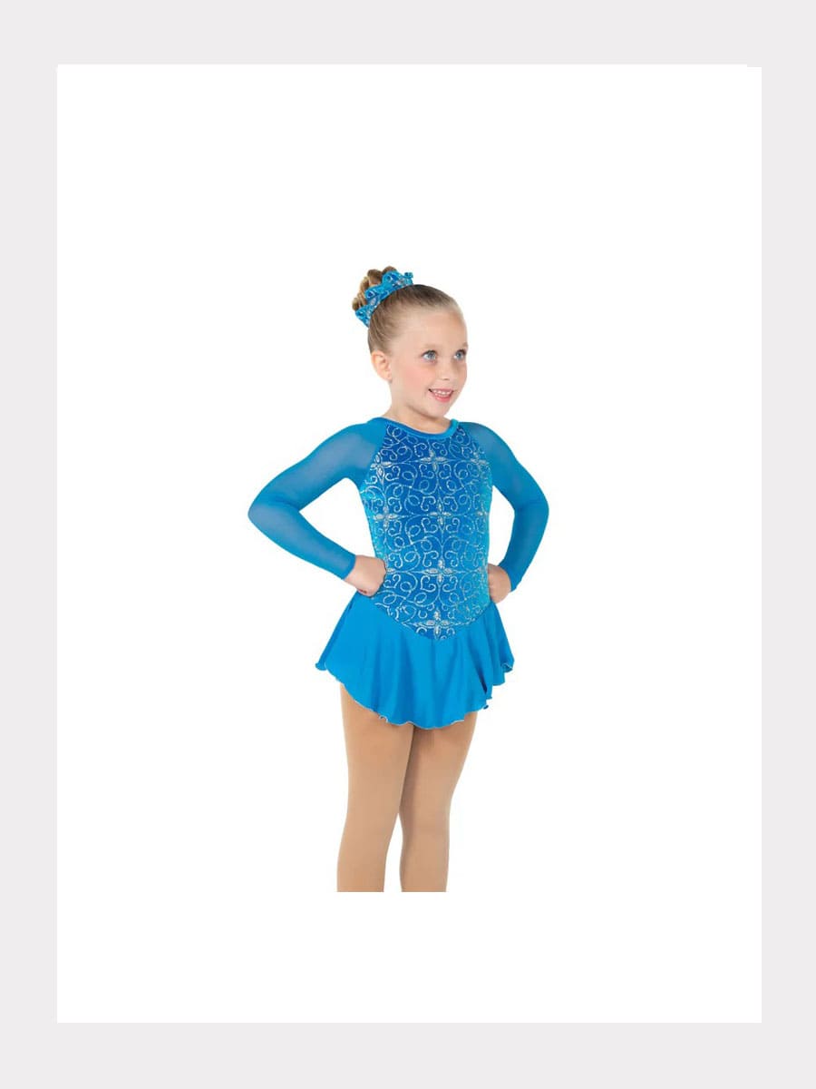 Kürkleid mit Glitzer - Silver Sweet