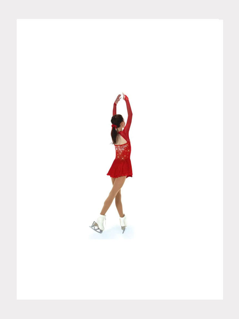 Eiskunstlaufkleid mit Kristallen - Sweetheart Dress Fancy Crystals
