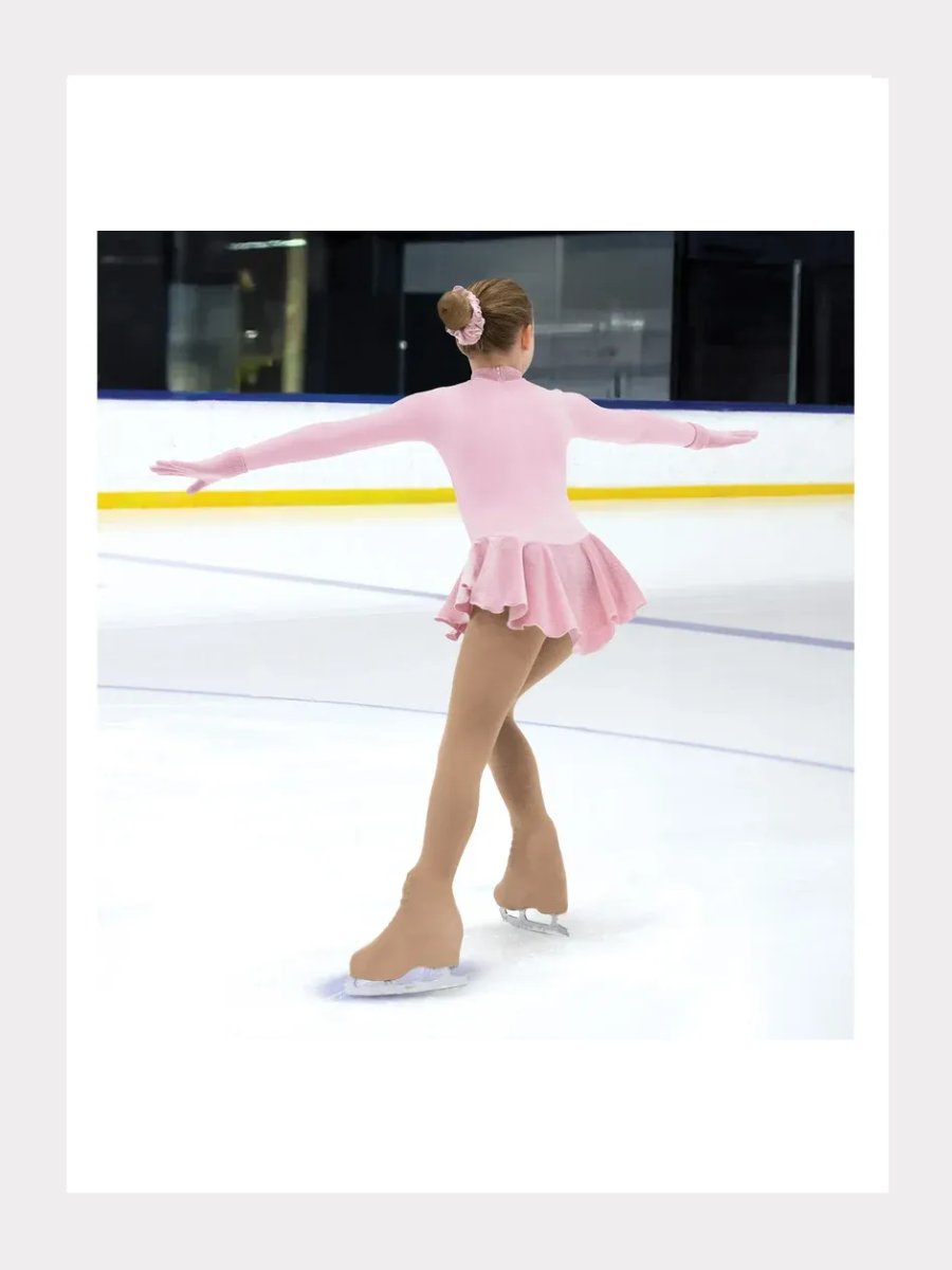 Crystal Fleece Kleid für Mädchen Flieder