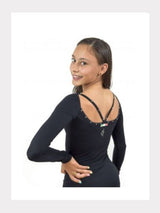 Langarm Shirt TITTA mit Kristallen