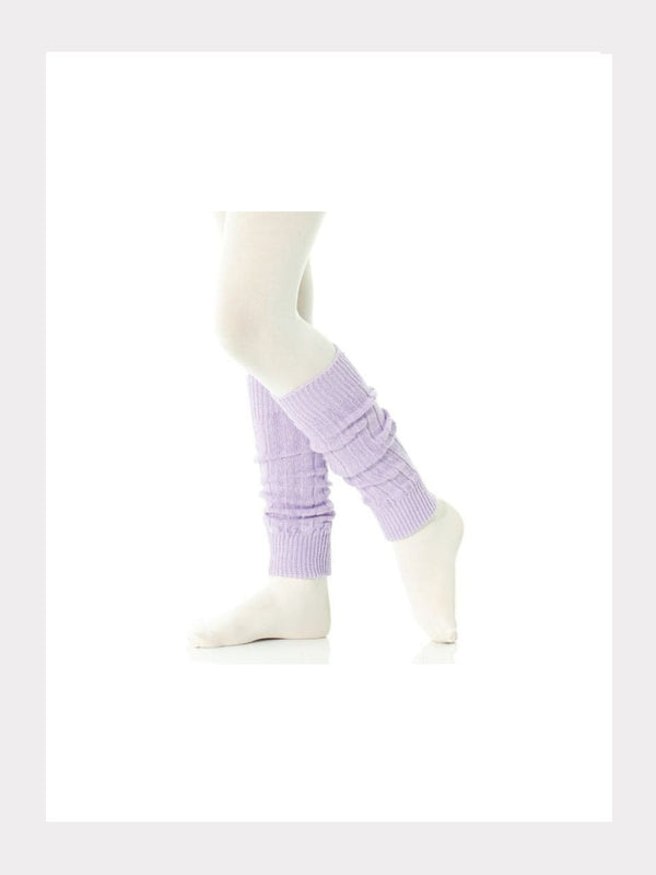 Glitzer Stulpen in Ballerina-Rosa