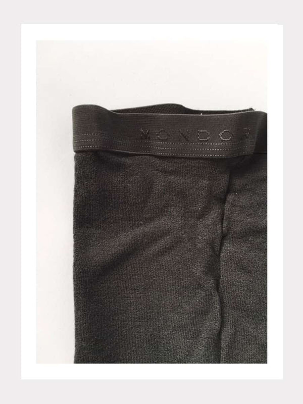 Eislauf Strumpfhose mit Fuss - Baumwollmix-120 Denier - Schwarz