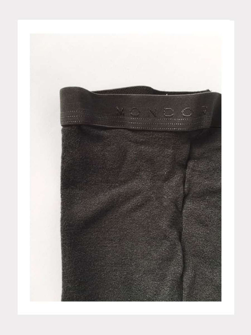 Eislauf Strumpfhose mit Fuss - Baumwollmix-120 Denier - Schwarz