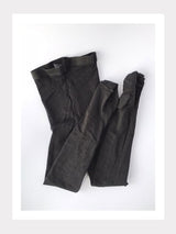 Eislauf Strumpfhose mit Fuss - Baumwollmix-120 Denier - Schwarz