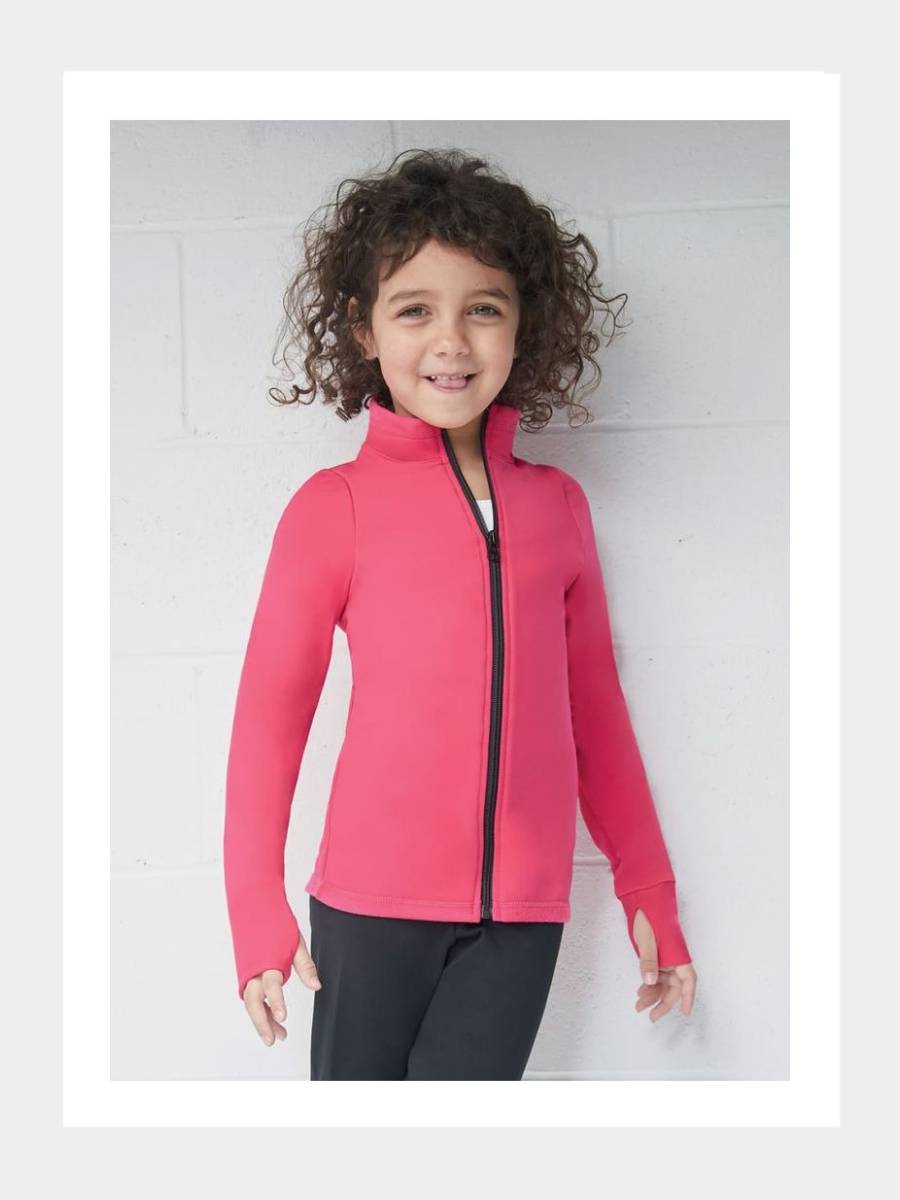 Supplex Thermo Trainingsjacke Schwarz, Azure-Blau, Pink Unisex