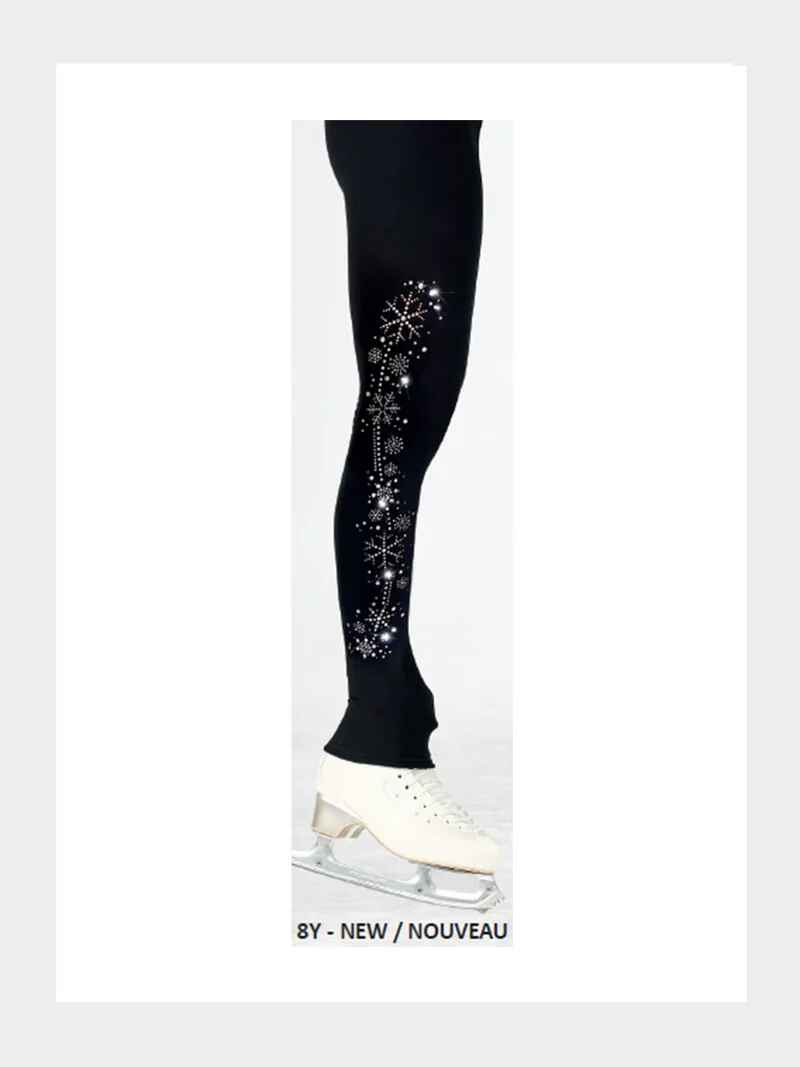 Polartec® Leggings mit verschiedenen Glitzermotiven - verschiedene Kurzgrössen