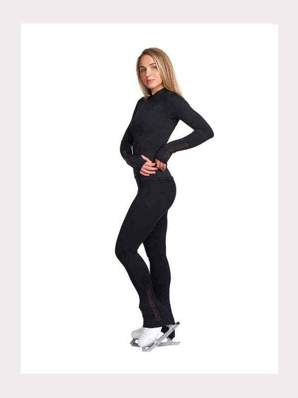 Eiskunstlauf Leggings DYNAMIC schwarz