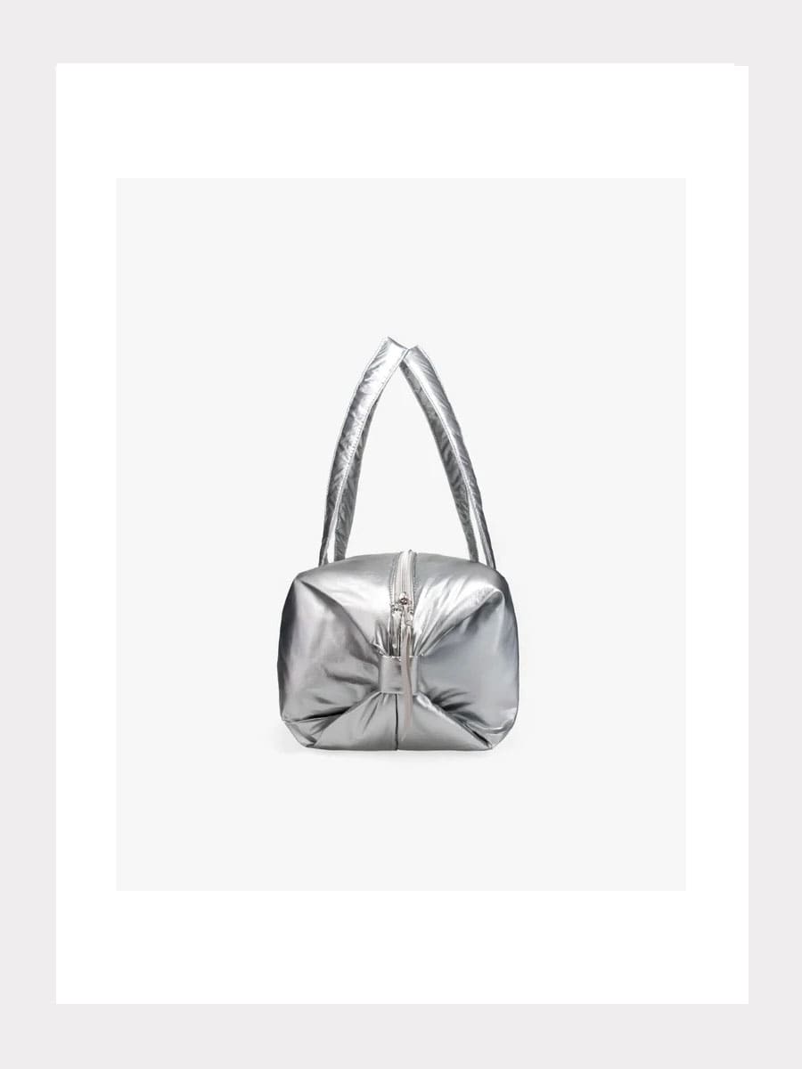 Mittelgroße Nylon-Schultertasche