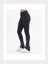 Eislauf Thermo Leggings mit Aurora Borealis-Kristallen -Starry Nights