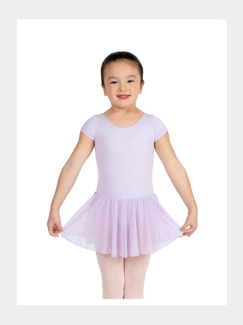 Kurzarm Ballett Kleid für Mädchen