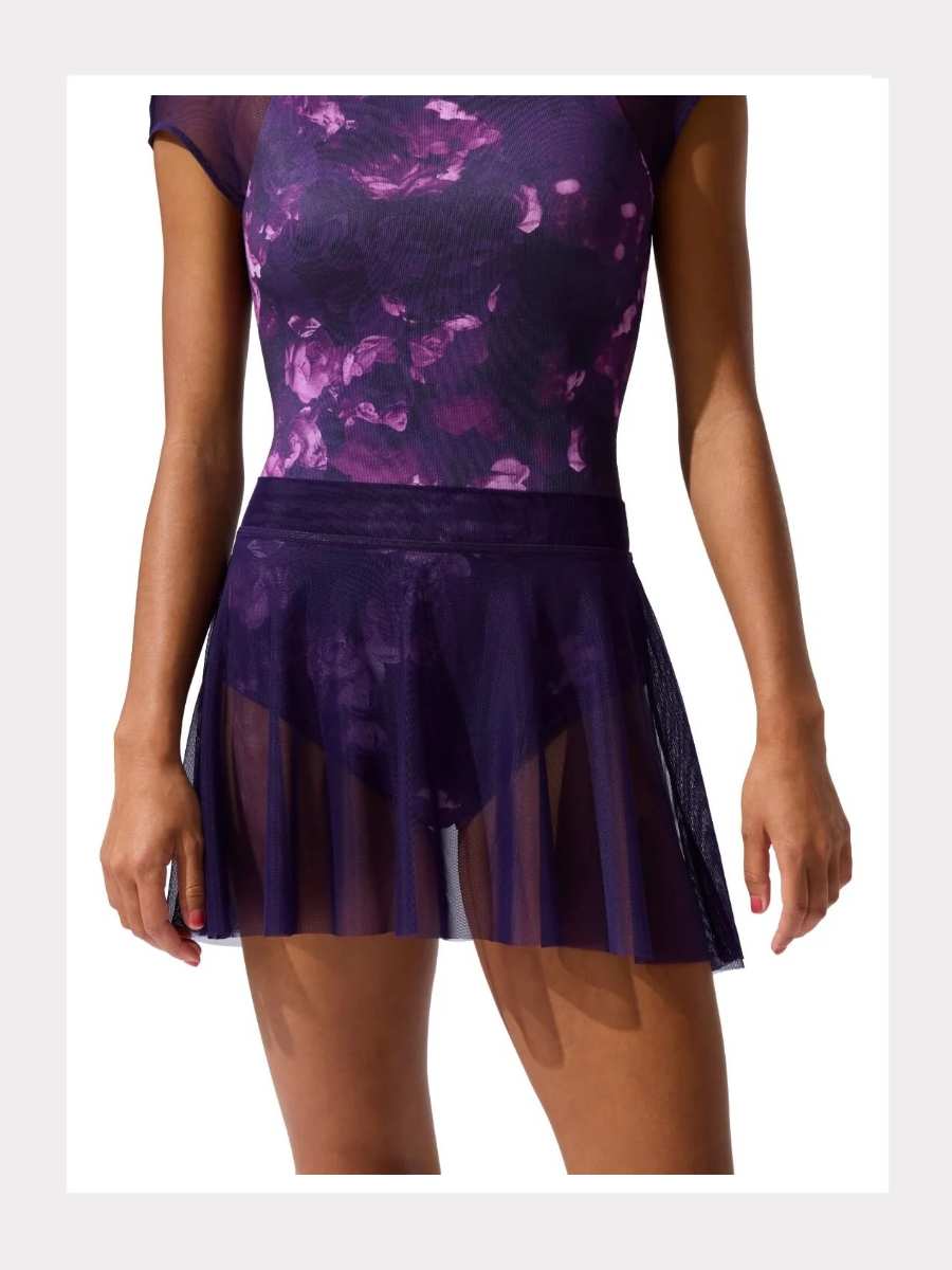 Tanzrock Mesh - Twilight Rose Damask