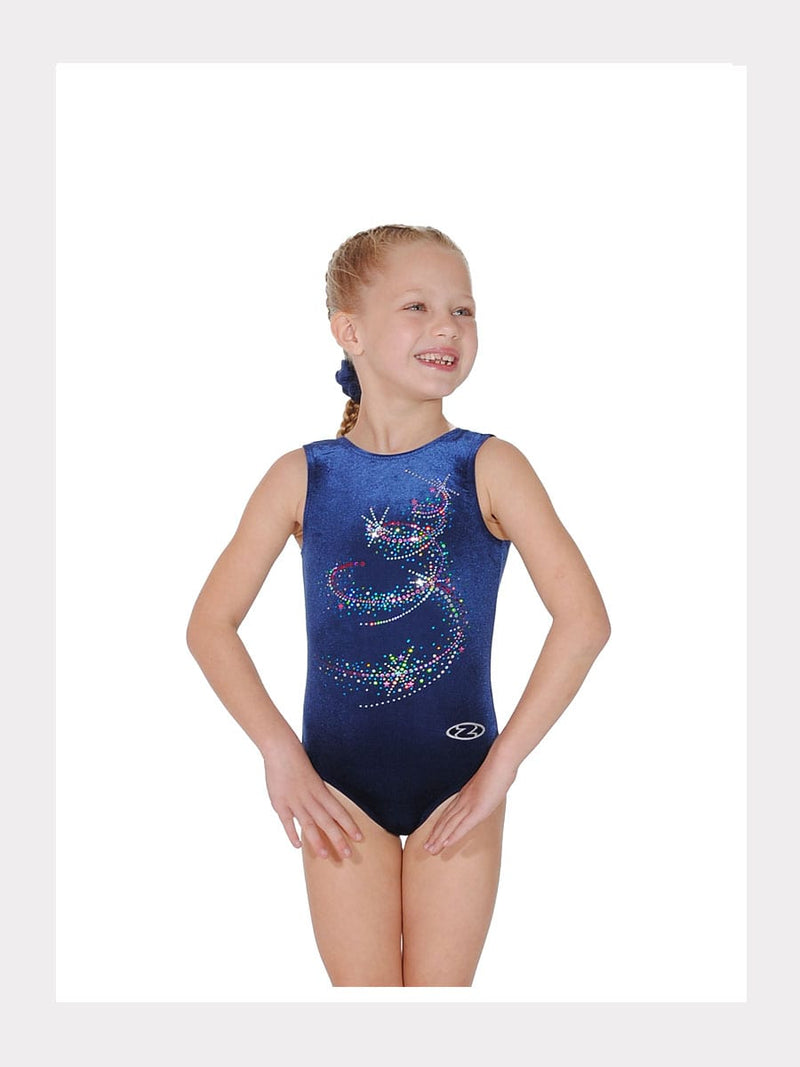 Gymnastik Träger-Trikot TWIST
