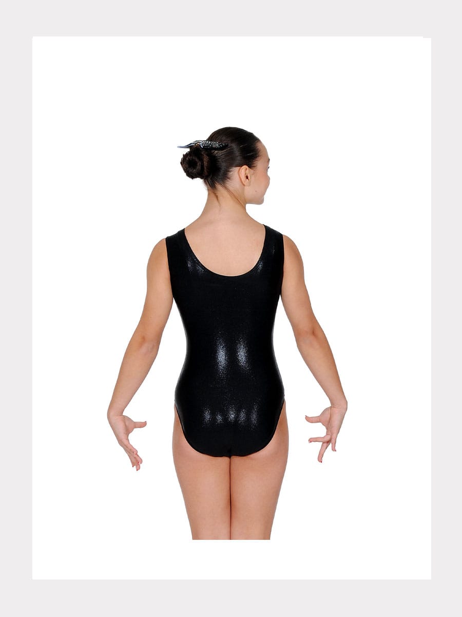 Gymnastik Trägertrikot SPIRIT mit Kristallmotiv