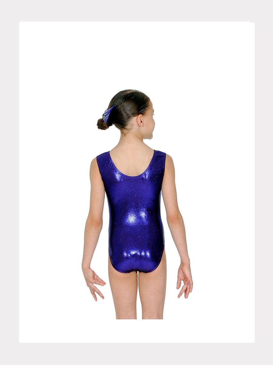 Gymnastik Trägertrikot SPIRIT mit Kristallmotiv