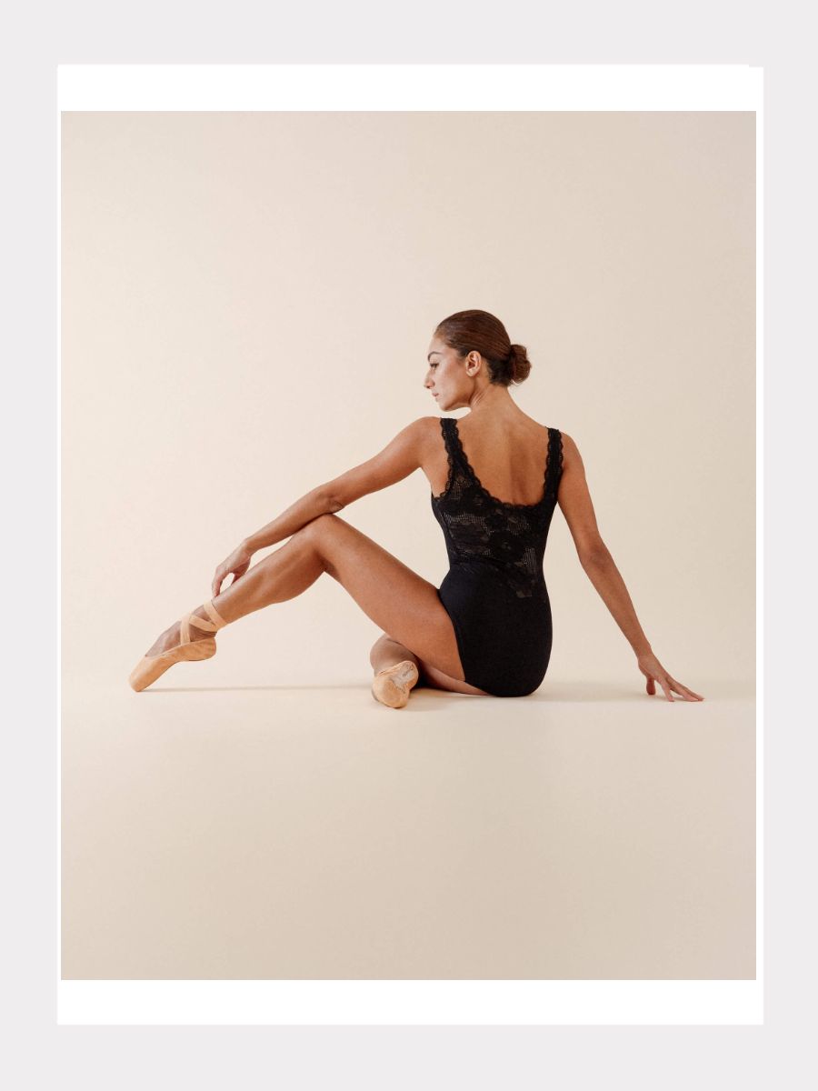 Repetto Träger Mit Trikot Rosetten-Spitze