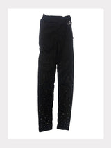 Mesh-Leggings mit Kristallen - C.K.S-Edition