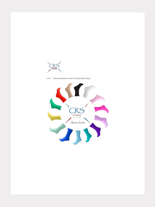 CRS Cross Eiskunstlauf Kniesocken