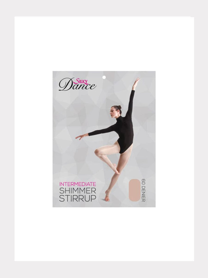 Jazz Tanz Strumpfhose mit Steg und Shimmer - 60 Denier