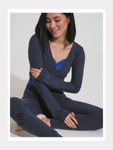Warm-up Wickeljacke KAILANI aus Merinowolle