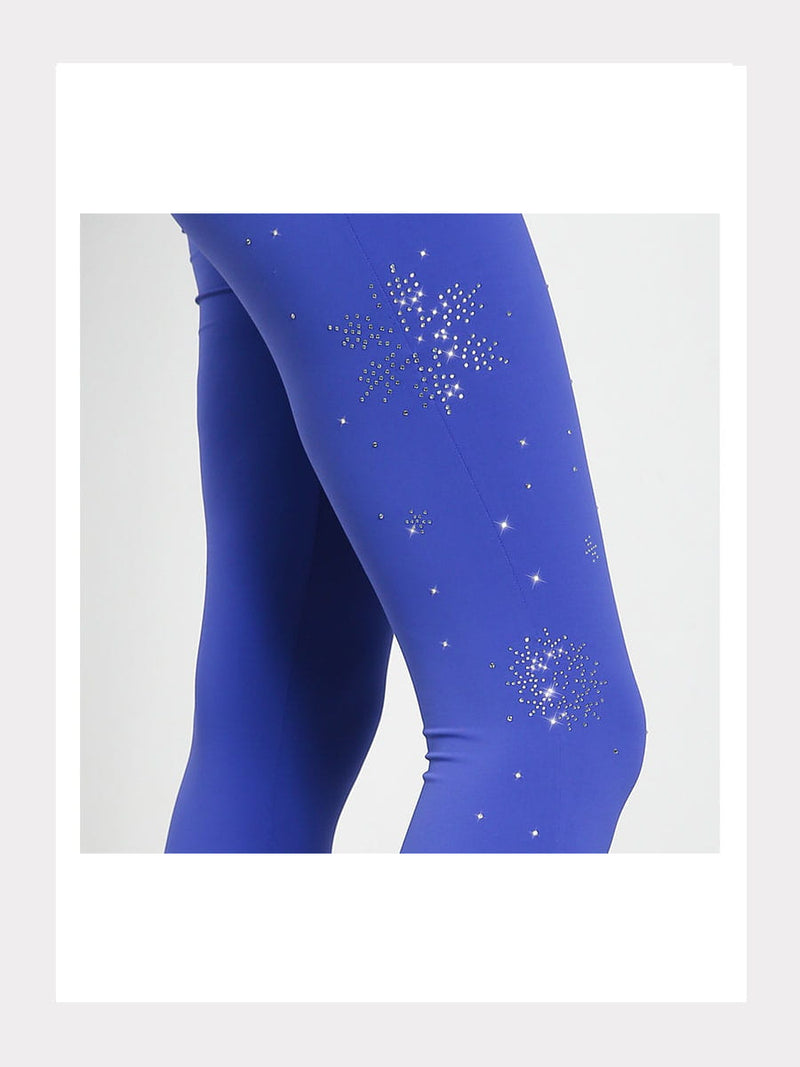 Classic Eislaufhose mit Strassstein Snowflakes