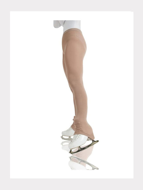 Natural Bamboo Eiskunstlauf Strumpfhose - über die Ferse