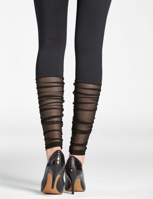 Mondor Tanz Leggins Schwarz Transparent Erwachsene